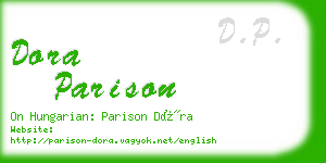 dora parison business card